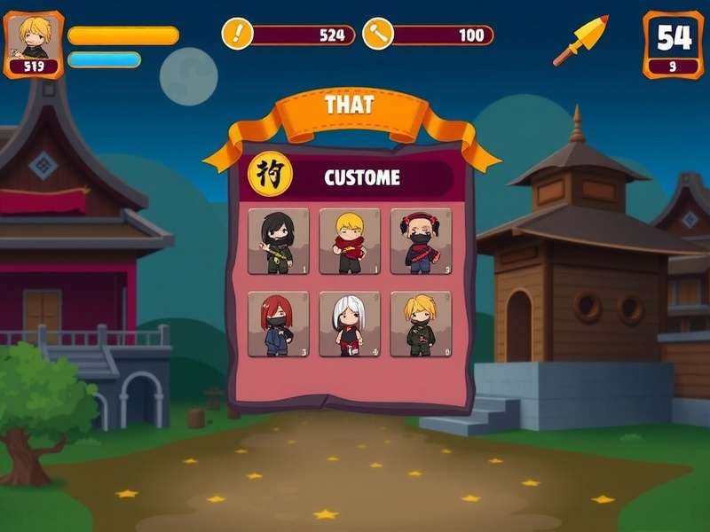 Ninja Escape Gameplay Screenshot